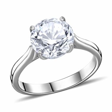 Moissanit Ring - 3,54 ct.