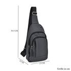 Multifunktionale Brusttasche mit RFID-Schutz in Grau image number 7