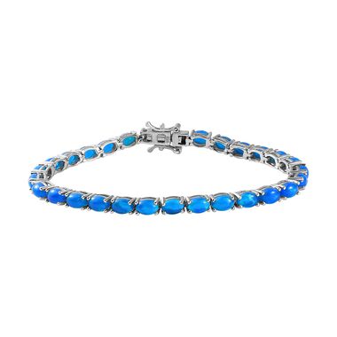 AA Miami blaues Welo Opal- Armband, 19 cm - 7,81 ct.