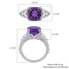 AA Lusaka Amethyst und Zirkon Ring - 5,95 ct. image number 4