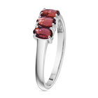 Roter Granat-Ring - 0,86 ct. image number 2