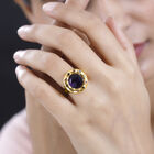 Afrikanischer Amethyst und mehrfarbiger Turmalin-Ring - 7,05 ct. image number 2