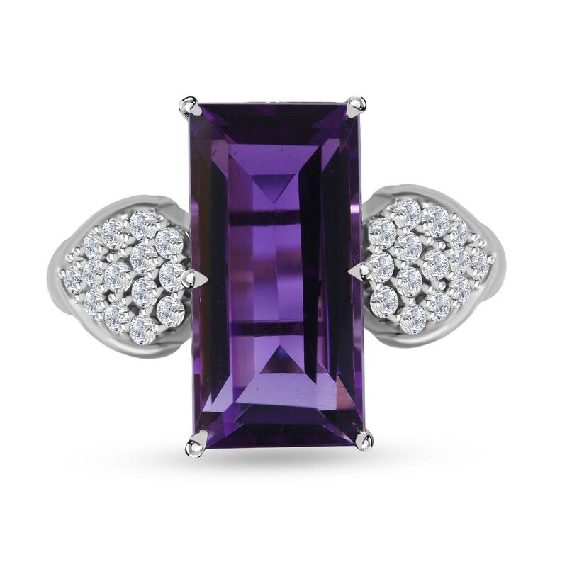 AA Lusaka Amethyst und Zirkon Ring - 7,39 ct. image number 0