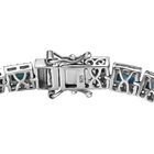 AA amerikanisches, natürliches Sleeping Beauty Türkis und Zirkon-Armband - 11,36 ct. image number 3