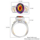 Nebel Quarz und Zirkon Ring - 5,35 ct. image number 6