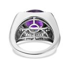 Afrikanischer Amethyst und Zirkon-Ring - 4,91 ct. image number 5