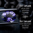 Tansanit und Zirkon Ring - 5,75 ct. image number 3