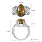 Unakite Ring Messing (Größe 16.00) ca. 6,78 ct image number 6