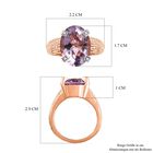 Rose De France Amethyst und Zirkon Ring - 8,16 ct. image number 6