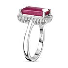 Afrikanischer Rubin und Diamant-Ring - 4,67 ct. image number 6