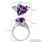 Lusaka Amethyst und Zirkon Ring - 5,49 ct. image number 4