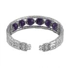 Zweifarbiges Amethyst-Armband, 18 cm - 43 ct. image number 4