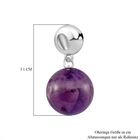 Afrikanische Amethyst-Ohrringe - 56 ct. image number 5