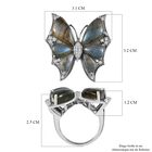 GP Italian Garden Kollektion- AA Labradorit, Zirkon und blauer Saphir-Ring - 14,77 ct. image number 6