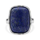 Lapislazuli Ring, Reiner Edelstahl, (Größe 17.00). ca. 35.00 ct image number 0