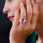 Rose De France Amethyst Ringe 925 Silber (Größe 16.00) ca. 7,07 ct image number 2