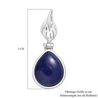 Lapislazuli Ohrringe  Edelstahl ca. 11.43 ct image number 4