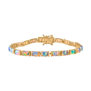 AA natürliches, äthiopisches Welo Opal-Armband, 18 cm - 7,68 ct.