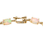 AAA Natürliches, äthiopisches Welo Opal-Armband in 375 Gold image number 5