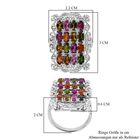 Mehrfarbiger Turmalin und Zirkon-Ring - 3,64 ct. image number 4