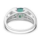 Pfau Triplett Quarz Ring, 925 Silber rhodiniert - 2,01 ct. image number 6