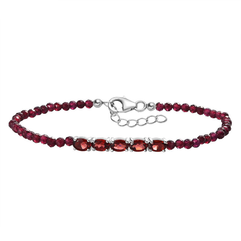 Eternity rotes Granat-Armband image number 0