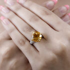 Citrin und Zirkon Ring - 8,38 ct. image number 2