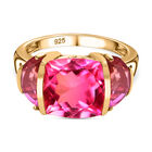 Sunset Triplett Quarz und Zirkon Ring - 7,25 ct. image number 0