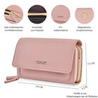 Crossbody-Tasche mit RFID-Schutz, Rosa image number 3