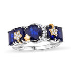 GP Celestial Dream Kollektion- AA Masoala Saphir, Zirkon und blauer Saphir-Ring - 5,76 ct. image number 3