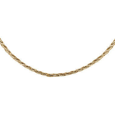 Italianische Omega Halskette, ca. 45 cm, 925 Silber rosévergoldet ca. 13,19g