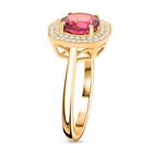 ILIANA AAA Rubellit und SI Diamant Ring in 750 Gold - 2,15 ct. image number 7