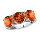 Mandarinen-Kristall Ring - 3,52 ct. image number 3