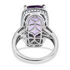 Rosa Amethyst und Zirkon Ring - 12,06 ct. image number 5