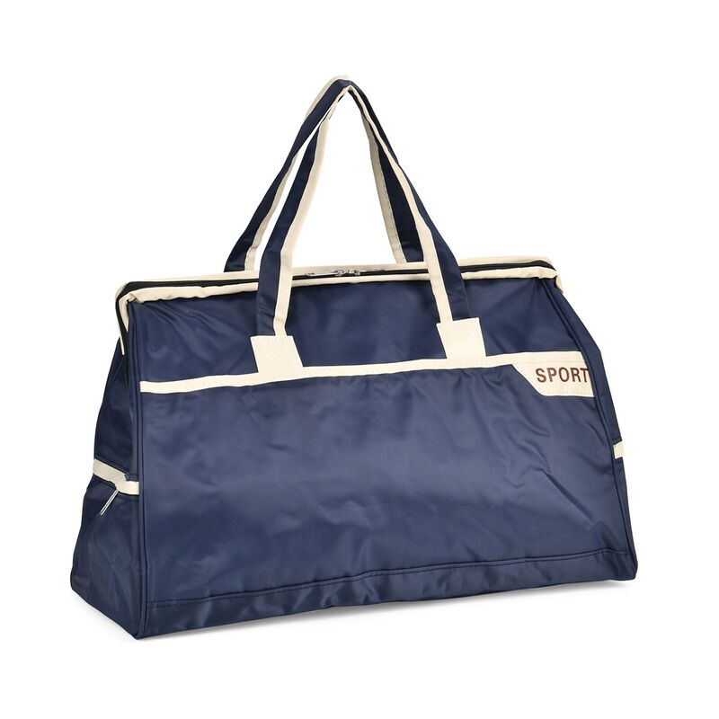 Elegante Nylon-Reisetasche mit Großem Stauraum, Größe: 48 x 22 x 29 cm, Blau image number 0