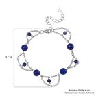 Lapislazuli Armband ca. 19 cm Reiner Edelstahl ca. 20.00 ct image number 4