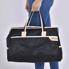 Elegante Nylon-Reisetasche mit Großem Stauraum, Größe: 48 x 22 x 29 cm, Schwarz image number 2