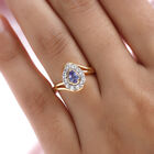 Tansanit und Zirkon-Ring - 0,94 ct. image number 2