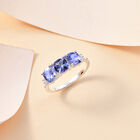 Tansanit und Diamant Ring - 1,76 ct. image number 1