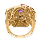 GP Celestial Dream Kollektion- Multi-Turmaline, afrikanischer Amethyst, Zirkon und blauer Saphir-Ring - 6,03 ct. image number 5