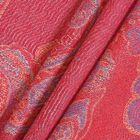 100% Viskose Paisley-Schal, Rot image number 3