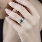 AAA Kagem Sambischer Smaragd und Diamant Ring, ca. 2,18 ct image number 2