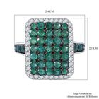 AA Kagem sambischer Smaragd und Zirkon-Ring - 2,19 ct. image number 4