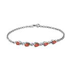 Oranges Saphir-Armband, 19 cm - 1,14 ct. image number 0