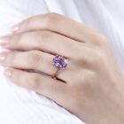 AA Rose De France Amethyst Ring, 925 Silber rosévergoldet (Größe 18.00) ca. 4.82 ct image number 2