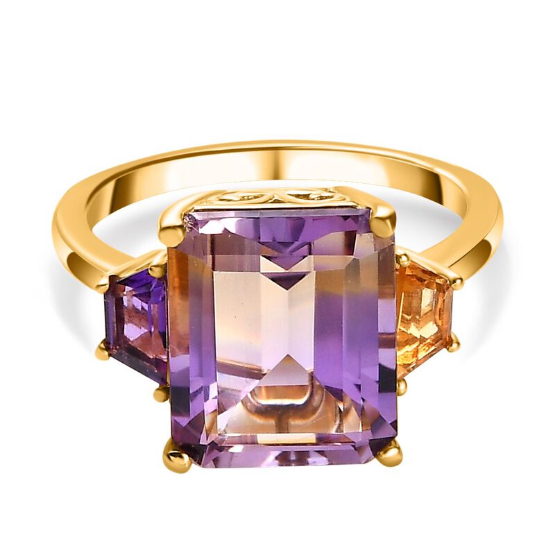 AAA Ametrin, afrikanischer Amethyst und Citrin-Ring - 6,87 ct. image number 0