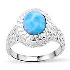 Royal Bali Kollektion - Larimar Ring - 4,45 ct. image number 0