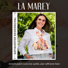 LA MAREY – Bedruckter Seidenschal aus Maulbeerseide, gelb mit Blumenmuster image number 1