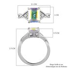 Merkur mystischer Topas und Moissanit-Ring - 2,92 ct. image number 6