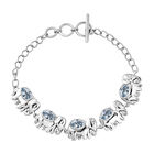 Himmelblaues Topas-Armband, 16,5 cm - 2,95 ct. image number 0